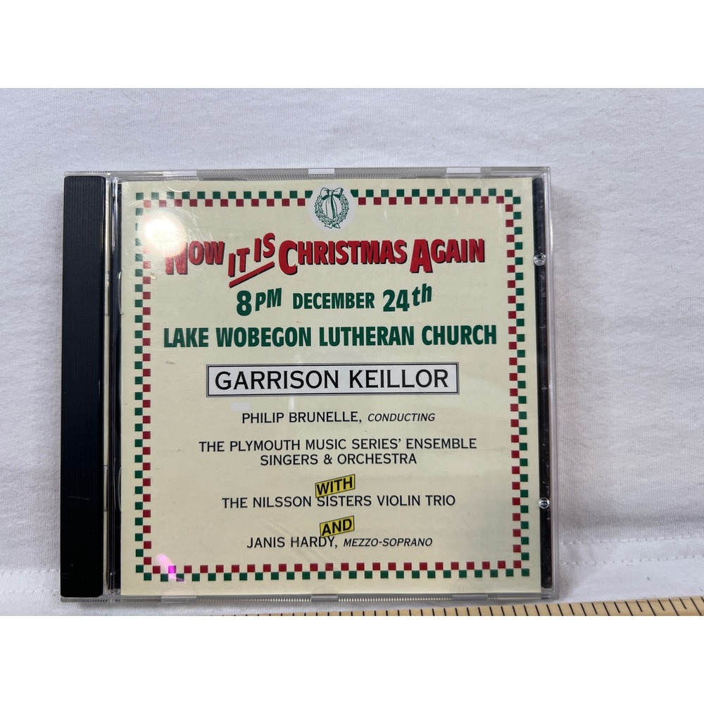 Garrison Keillor Now It Is Christmas Again CD Unisex OS Multicolor Excellent